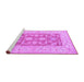 Sideview of Machine Washable Oriental Purple Traditional Area Rugs, wshtr1390pur