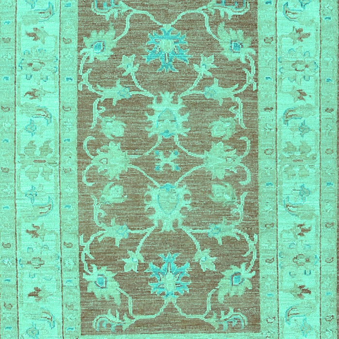 Oriental Turquoise Traditional Rug, tr1390turq