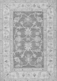 Oriental Gray Traditional Rug, tr1390gry