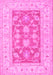 Oriental Pink Traditional Rug, tr1390pnk