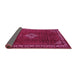 Sideview of Persian Pink Traditional Rug, tr1391pnk