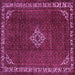 Square Persian Purple Traditional Rug, tr1391pur