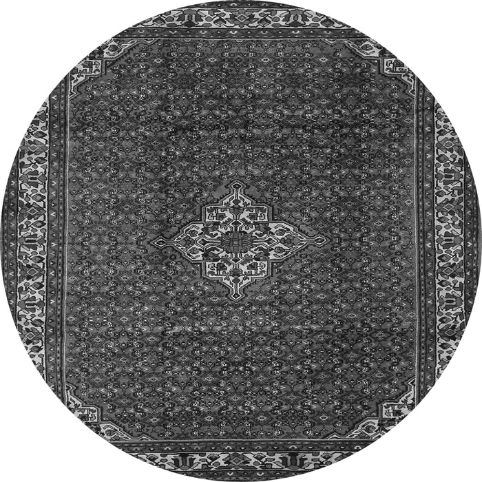 Square Persian Gray Traditional Rug, tr1391gry