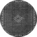 Square Persian Gray Traditional Rug, tr1391gry