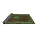 Sideview of Persian Turquoise Traditional Rug, tr1391turq