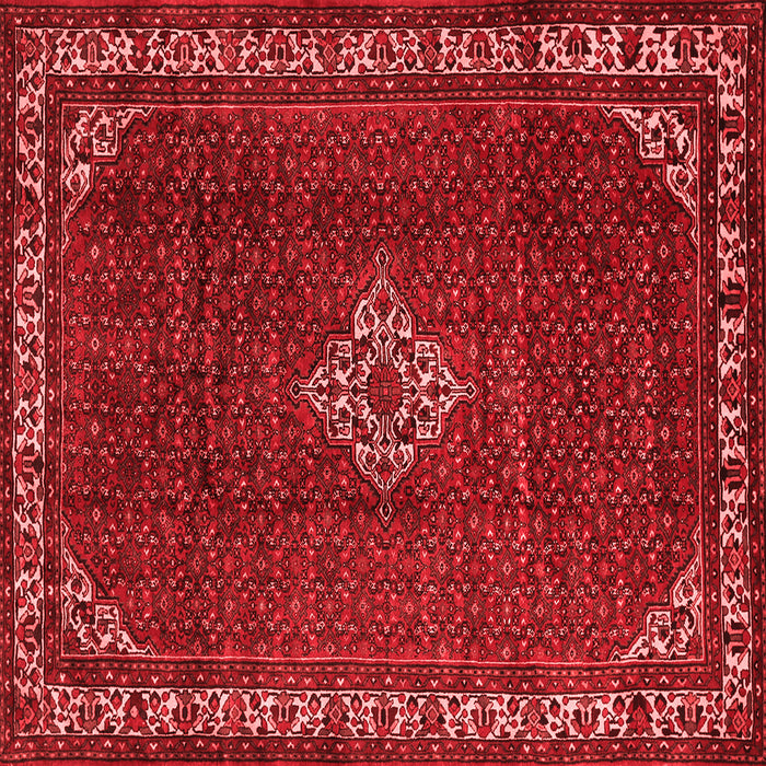 Machine Washable Persian Red Traditional Rug, wshtr1391red