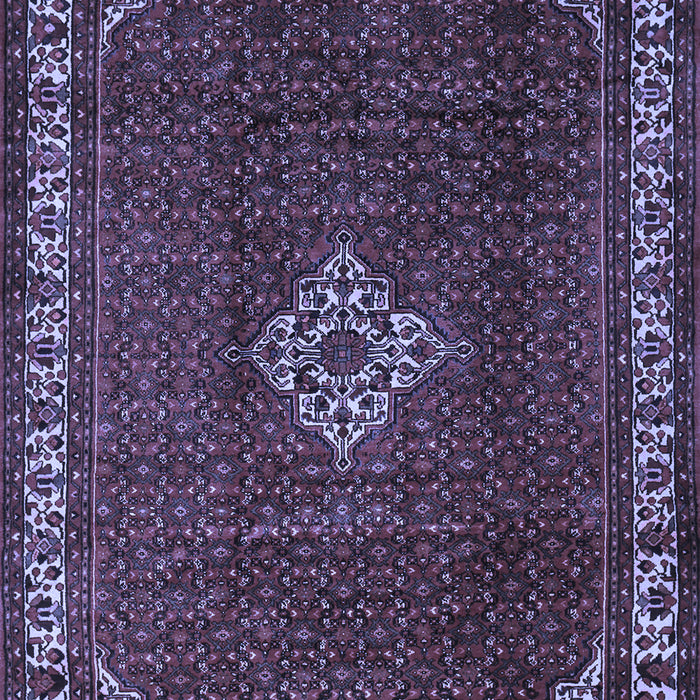 Machine Washable Persian Blue Traditional Rug, wshtr1391blu