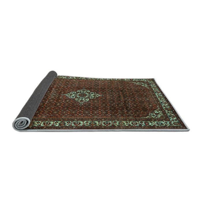 Sideview of Persian Light Blue Traditional Rug, tr1391lblu