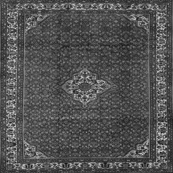 Serging Thickness of Persian Gray Traditional Rug, tr1391gry
