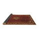 Sideview of Persian Brown Traditional Rug, tr1391brn