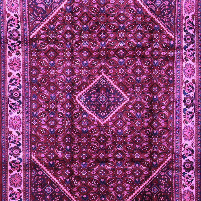 Machine Washable Persian Purple Traditional Area Rugs, wshtr1392pur