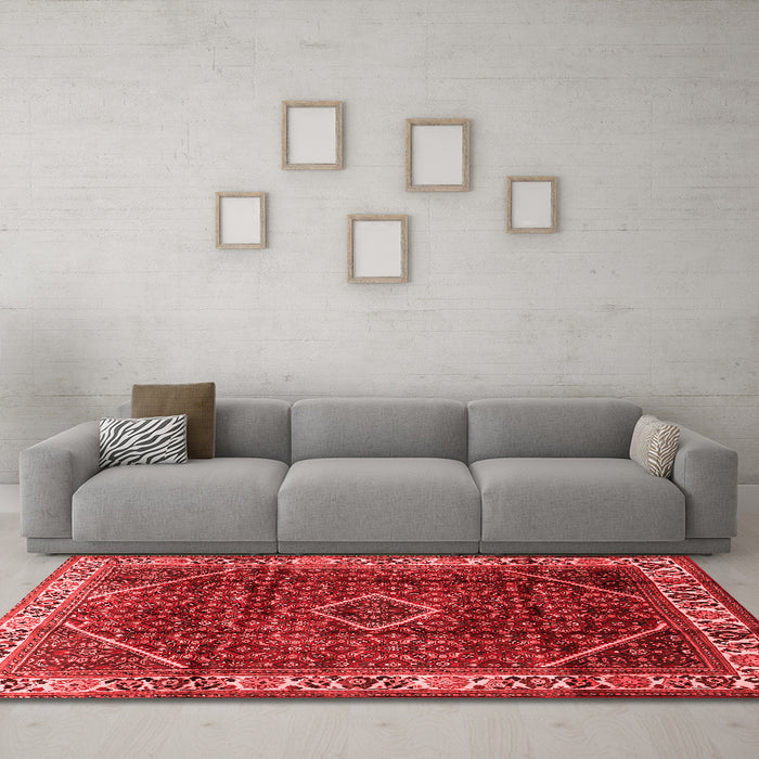 Traditional Red Washable Rugs