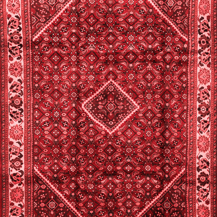 Machine Washable Persian Red Traditional Rug, wshtr1392red