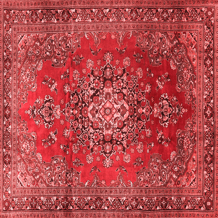 Machine Washable Persian Red Traditional Rug, wshtr1393red