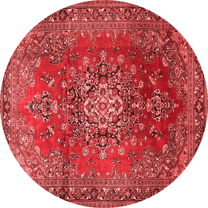 Machine Washable Persian Red Traditional Rug, wshtr1393red