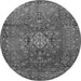 Square Persian Gray Traditional Rug, tr1393gry