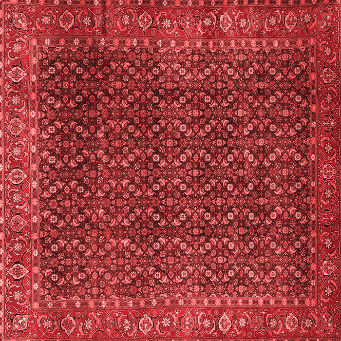 Machine Washable Persian Red Traditional Rug, wshtr1394red