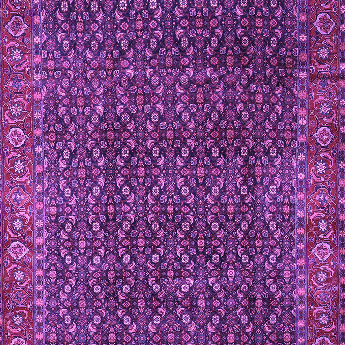 Machine Washable Persian Purple Traditional Area Rugs, wshtr1394pur