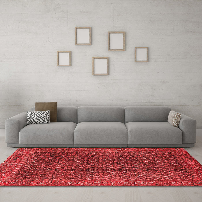 Traditional Red Washable Rugs