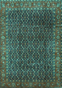 Persian Turquoise Traditional Rug, tr1394turq