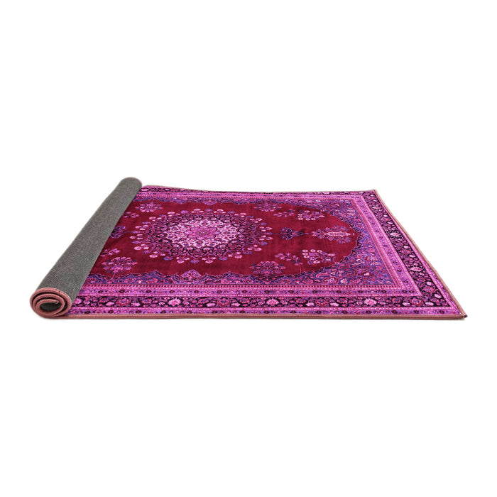 Sideview of Persian Pink Traditional Rug, tr1395pnk