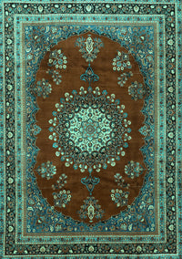 Persian Turquoise Traditional Rug, tr1395turq