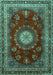 Persian Turquoise Traditional Rug, tr1395turq