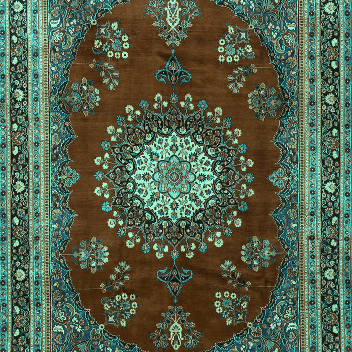 Persian Turquoise Traditional Rug, tr1395turq
