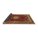 Sideview of Persian Brown Traditional Rug, tr1395brn