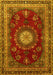 Persian Yellow Traditional Rug, tr1395yw