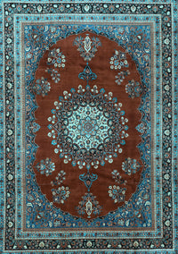 Persian Light Blue Traditional Rug, tr1395lblu