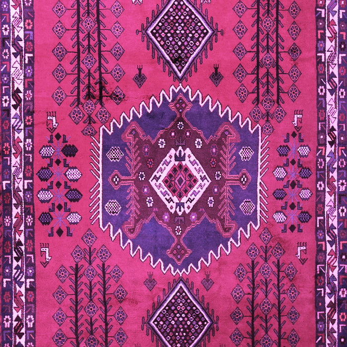 Machine Washable Persian Purple Traditional Area Rugs, wshtr1396pur