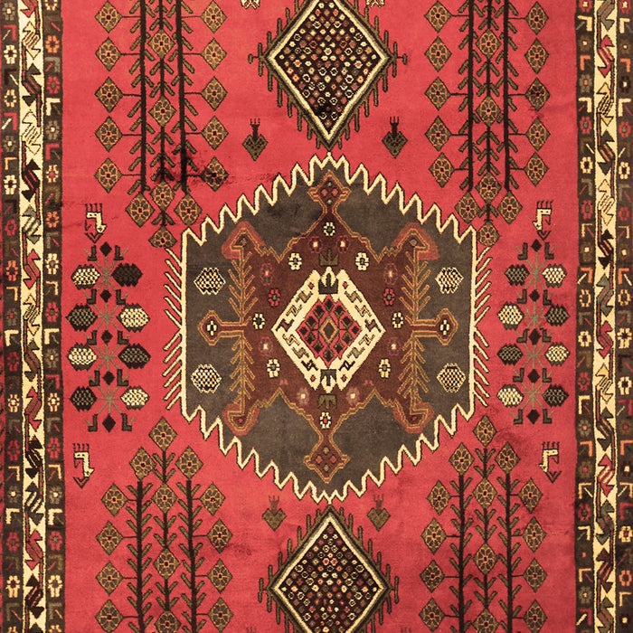 Machine Washable Persian Brown Traditional Rug, wshtr1396brn