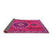 Sideview of Persian Pink Traditional Rug, tr1396pnk