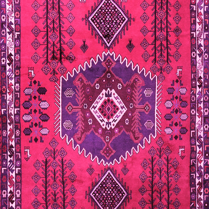 Machine Washable Persian Pink Traditional Rug, wshtr1396pnk