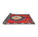 Sideview of Traditional Red Medallion Rug, tr1397