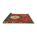 Sideview of Medallion Brown Traditional Rug, tr1397brn