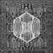 Serging Thickness of Persian Gray Traditional Rug, tr1398gry