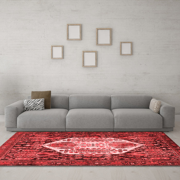 Traditional Red Washable Rugs