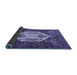 Sideview of Persian Blue Traditional Rug, tr1398blu