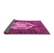 Sideview of Persian Pink Traditional Rug, tr1398pnk