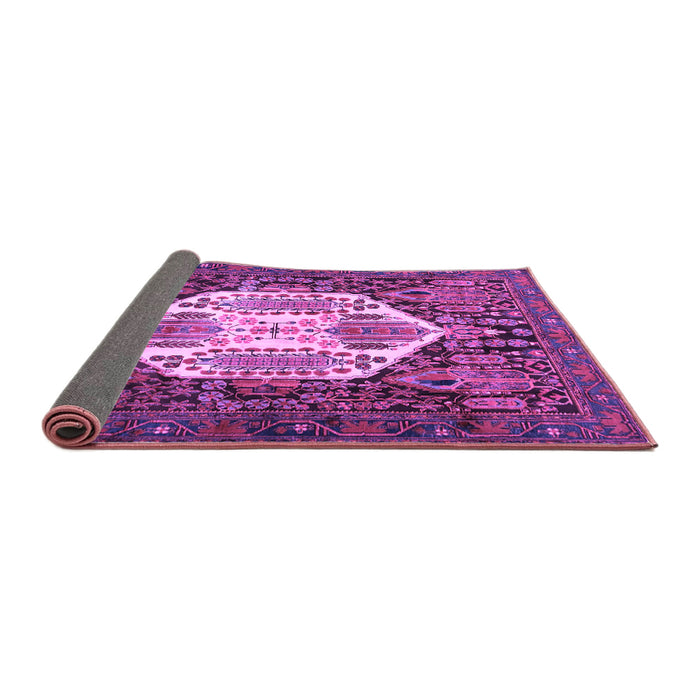 Sideview of Persian Purple Traditional Rug, tr1398pur