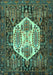 Persian Turquoise Traditional Rug, tr1398turq