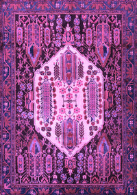 Persian Purple Traditional Rug, tr1398pur