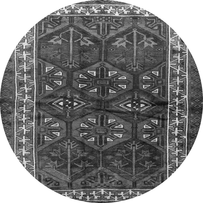 Square Persian Gray Traditional Rug, tr1399gry