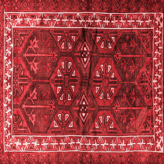 Machine Washable Persian Red Traditional Rug, wshtr1399red