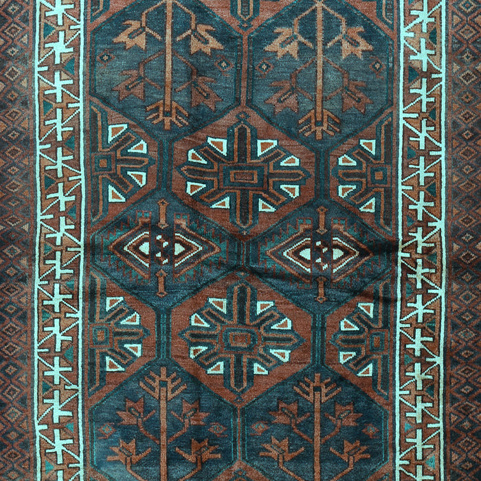 Machine Washable Persian Light Blue Traditional Rug, wshtr1399lblu