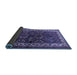 Sideview of Persian Blue Traditional Rug, tr1399blu