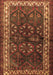 Machine Washable Persian Brown Traditional Rug, wshtr1399brn