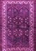 Machine Washable Persian Purple Traditional Area Rugs, wshtr1399pur